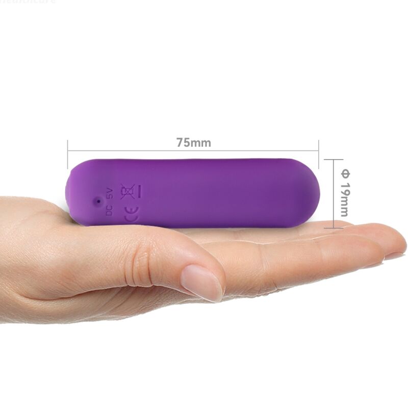 ARMONY - SPLASH HAHA KUGELVIBRATOR SILIKON 10 VIBRATIONSSTUFEN 75 X 19 CM VIOLETT