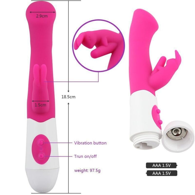 ARMONY - VIBRATOR & STIMULATOR KANINCHEN G-SPOT 10 GESCHWINDIGKEITEN ROSA