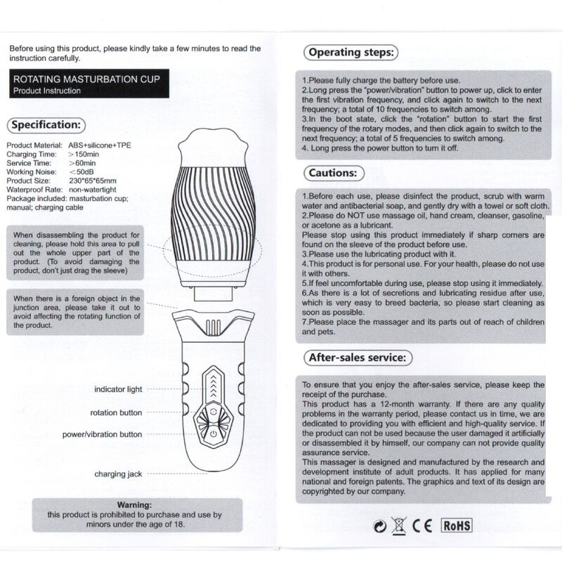 ARMONY - BELUCCI VIBRATOR ORALMASTURBATOR WEISS