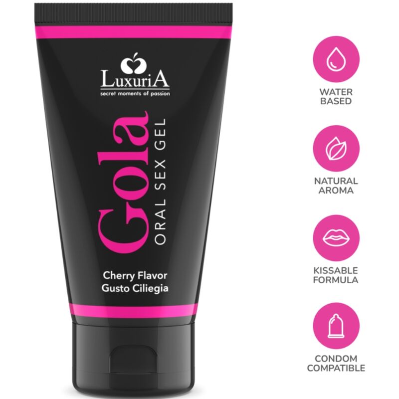 INTIMATELINE LUXURIA - ORALES SEXGEL KIRSCHGESCHMACK 50 ML