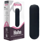 ARMONY - SPLASH HAHA VIBRATOR KUGEL SILIKON 10 VIBRATIONEN 75 X 19 CM SCHWARZ