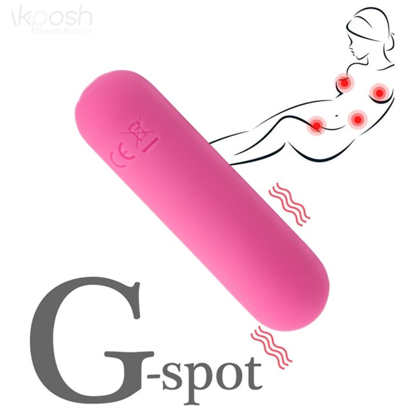 ARMONY - SPLASH HAHA VIBRATOR KUGEL SILIKON 10 VIBRATIONSMODI 75 X 19 CM ROSA
