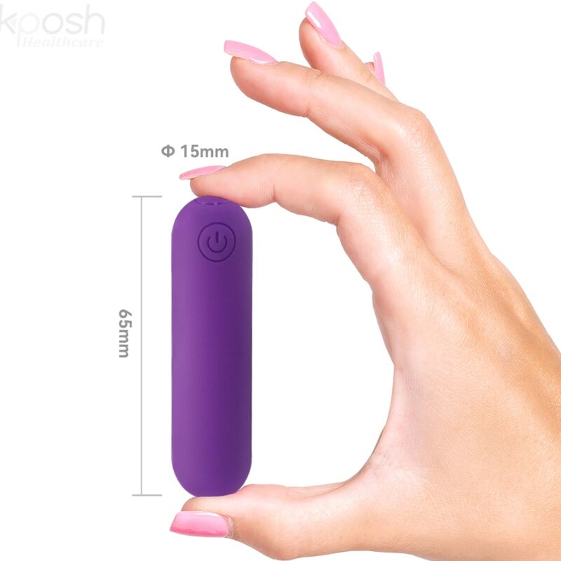 ARMONY - SPLASH JOLINE VIBRATOR KUGEL FERNBEDIENUNG AUS SILIKON 10 VIBRATIONEN 6.5 X 1.5 CM VIOLETT