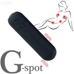ARMONY - SPLASH JOY VIBRATOR BULLET FERNGESTEUERT SILIKON 10 VIBRATIONSMODI 75 X 19 CM SCHWARZ