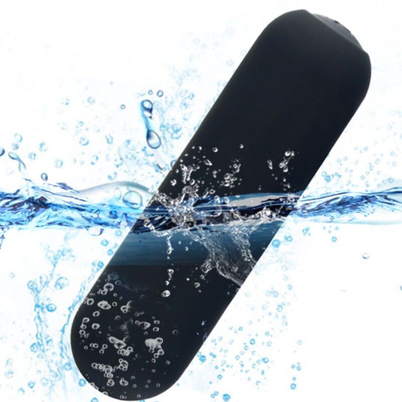 ARMONY - SPLASH JOY VIBRATOR BULLET FERNGESTEUERT SILIKON 10 VIBRATIONSMODI 75 X 19 CM SCHWARZ