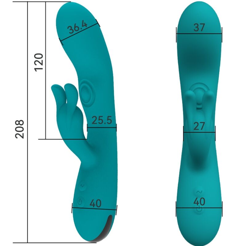 ARMONY - DANCING BUNNY VIBRATOR KANINCHEN 10 GESCHWINDIGKEITEN GRÜN