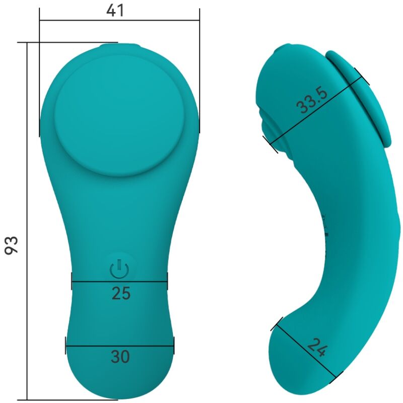 ARMONY - PLEASURE PANTY VIBRATOR 3 GESCHWINDIGKEITEN FERNBEDIENUNG GRÜN