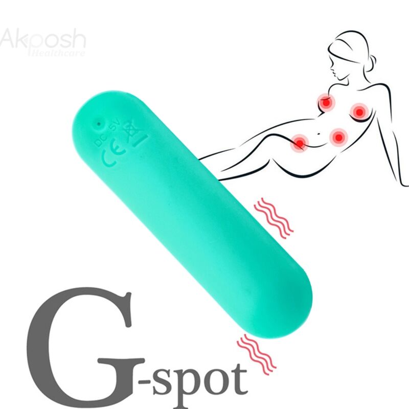 ARMONY - SPLASH JOIE VIBRATOR KUGEL FERNBEDIENUNG AUS SILIKON 10 VIBRATIONEN 75 X 19 CM GRÜN