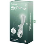 SATISFYER - AIR PUMP BOOTY 3 VIBRATEUR ANAL GONFLABLE GRIS VERT