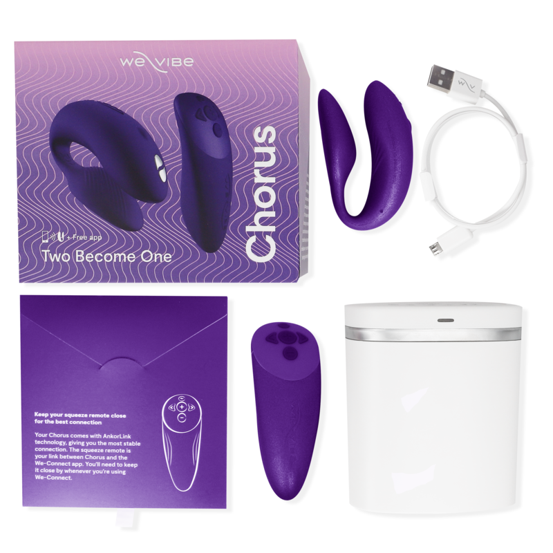 WE-VIBE - CHORUS VIBRATOR FÜR PAARE MIT SQUEEZE-KONTROLLE LILA