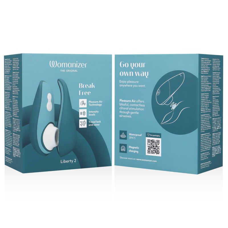WOMANIZER - LIBERTY 2 STIMULATOR & KLITORISSCHUTZER HELLGRÜN