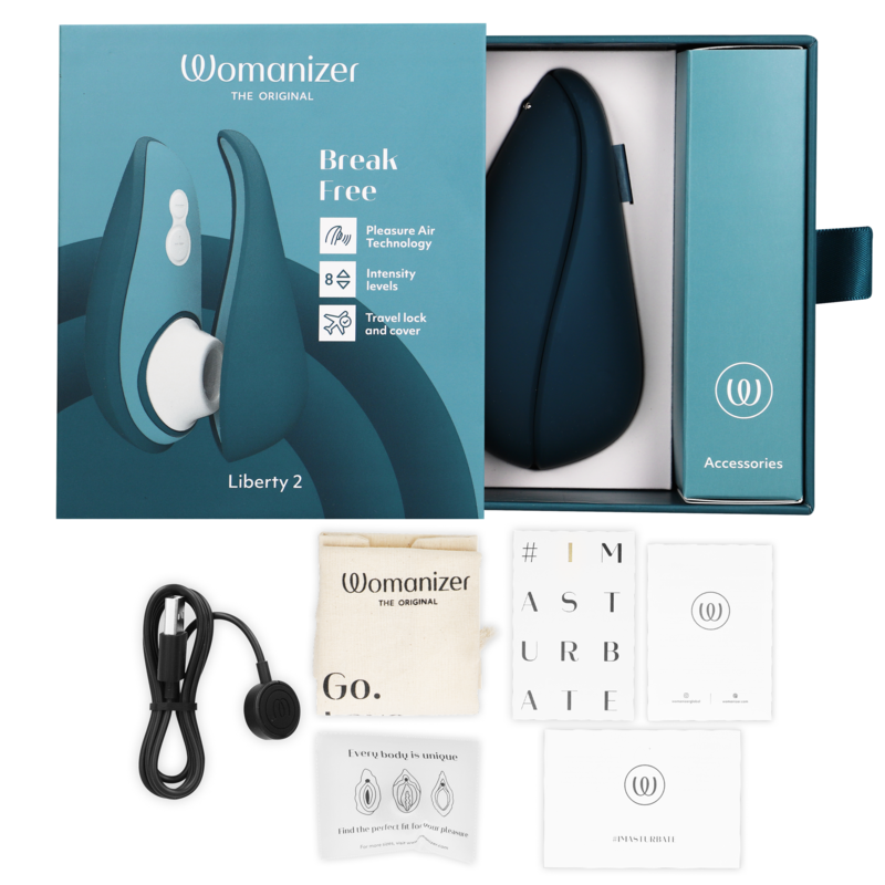WOMANIZER - LIBERTY 2 STIMULATOR & KLITORISSCHUTZER HELLGRÜN