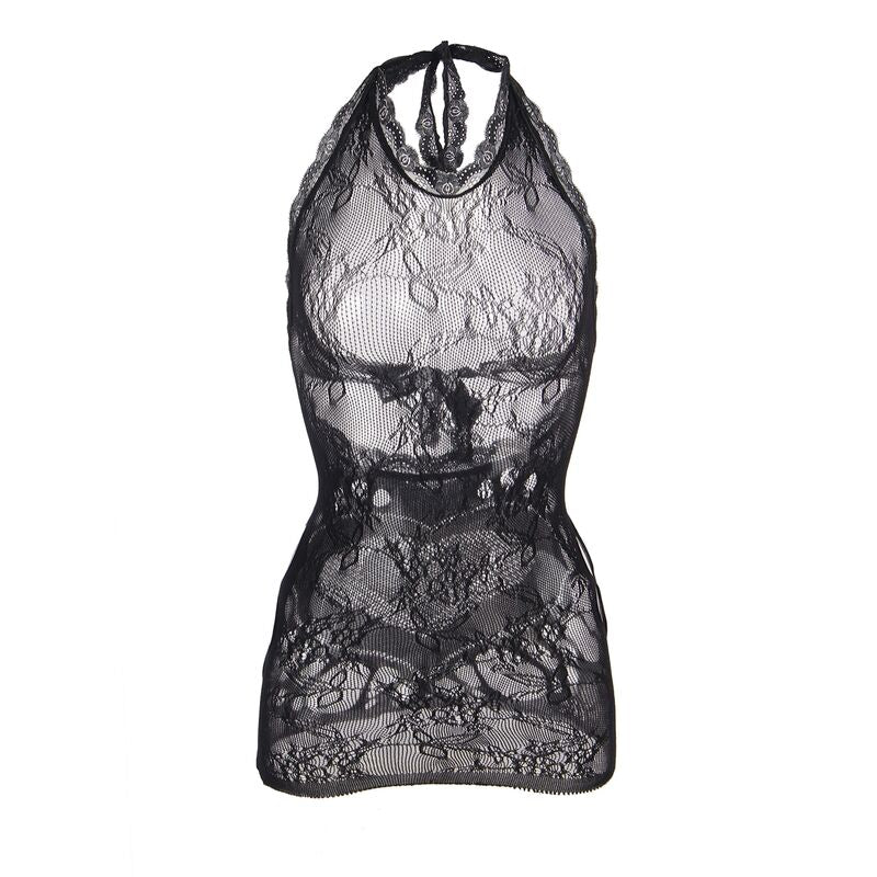 SUBBLIME - 952075 KURZES NETZKLEID MIT RÜCKEN- UND HERZDETAIL SCHWARZ EINHEITSGRÖSSE