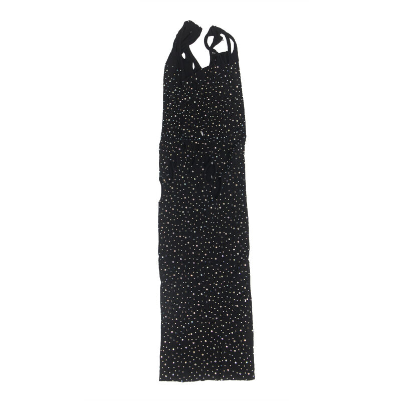 SUBBLIME - 952198 NETZKLEID MIT GLÄNZENDEN DIAMANTEN SCHWARZ EINHEITSGRÖSSE