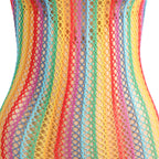 SUBBLIME - 952341 REGENBOGEN NETZKLEID EINHEITSGRÖSSE