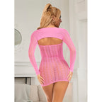 SUBBLIME - 952471 ROSAFARBENES NETZKLEID EINHEITSGRÖSSE