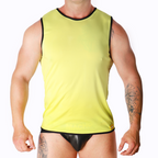 MACHO - T-SHIRT JAUNE S/M
