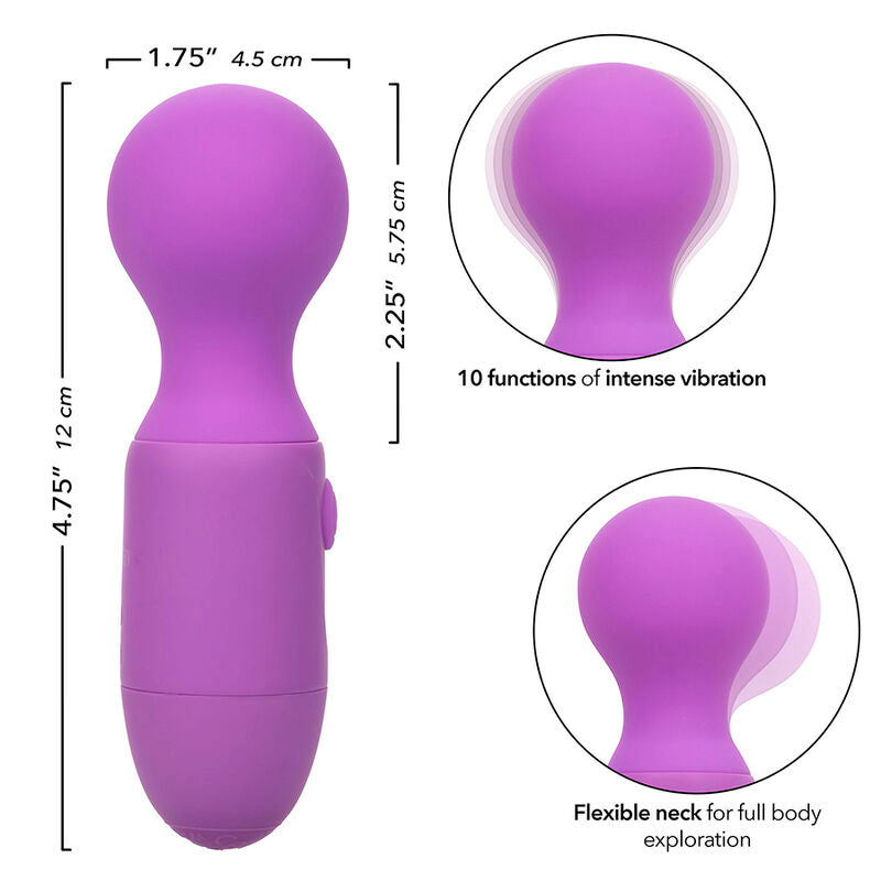 CALEXOTICS - FIRST TIME MINI MASSEUR WAND 10 VIBRATIONS