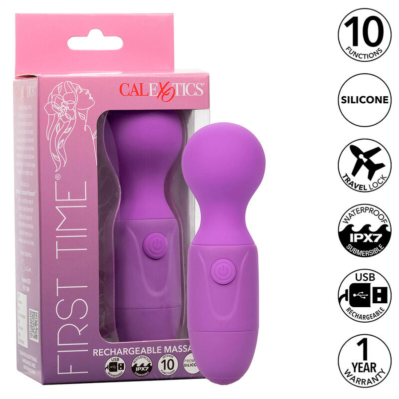 CALEXOTICS - FIRST TIME MINI MASSEUR WAND 10 VIBRATIONS