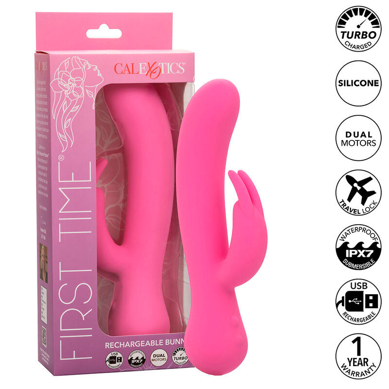 CALEXOTICS - FIRST TIME AUFLADBARER ROSA KANINCHEN-VIBRATOR