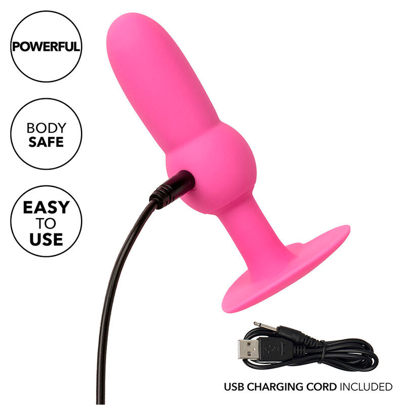 CALEXOTICS - FIRST TIME ANAL PERLENPLUG 10 VIBRATIONEN ROSA