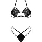 LIVCO CORSETTI FASHION - BH + String JIMENA LC 20216 SCHWARZ EINHEITSGRÖSSE