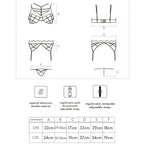 LIVCO CORSETTI FASHION - SOLEDAD LC 20217 BH + PANTY + STRUMPFHALTER S/M