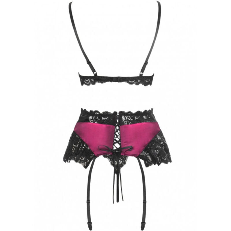 LIVCO CORSETTI FASHION - NAHIR LC 20214 BH + SLIP + STRUMPFHALTER S/M