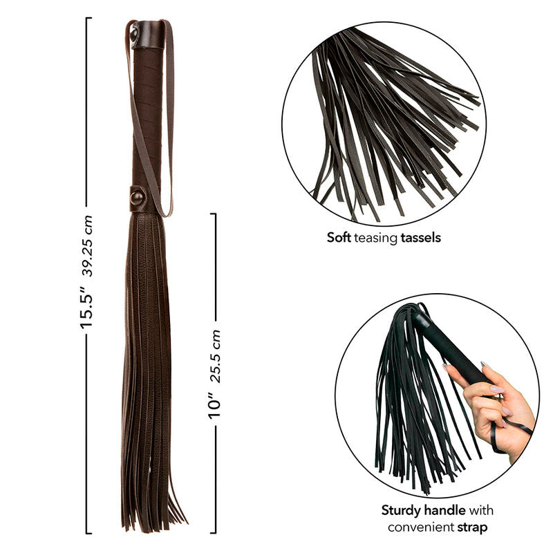 CALEXOTICS - NOCTURNAL FLOGGER SCHWARZES LEDER