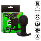 CALEXOTICS - ROCK BOTTOM PLUG ANAL 10 VIBRATIONEN SILIKON SCHWARZ
