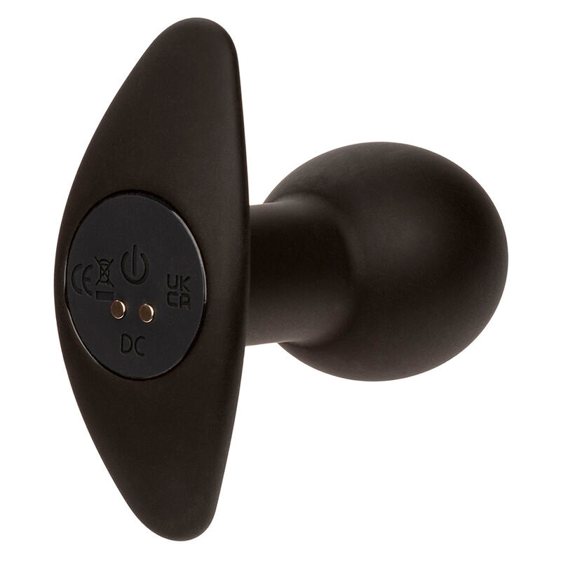 CALEXOTICS - ROCK BOTTOM PLUG ANAL 10 VIBRATIONEN SILIKON SCHWARZ