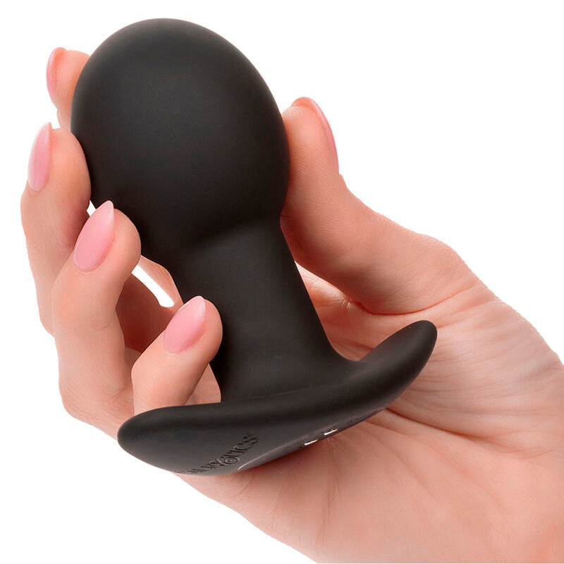 CALEXOTICS - ROCK BOTTOM PLUG ANAL 10 VIBRATIONEN SILIKON SCHWARZ
