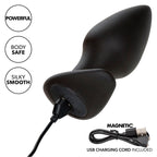 CALEXOTICS - ROCK BOTTOM ANALPLUG PARFAIT 10 VIBRATIONEN SILIKON SCHWARZ