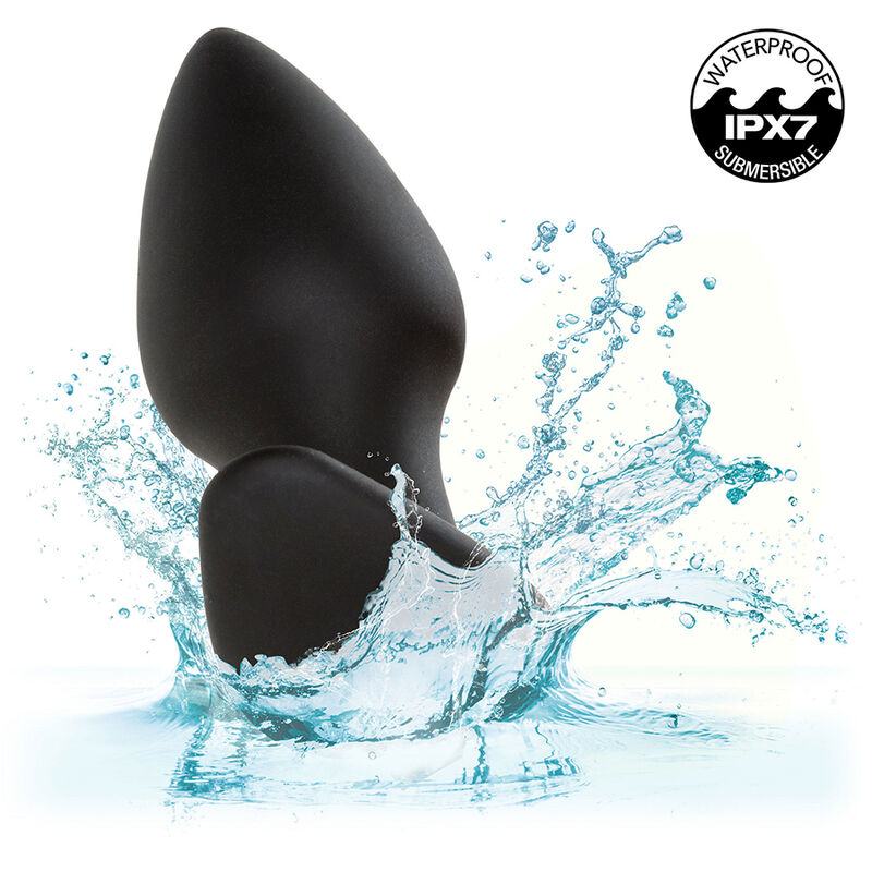 CALEXOTICS - ROCK BOTTOM ANALPLUG PARFAIT 10 VIBRATIONEN SILIKON SCHWARZ