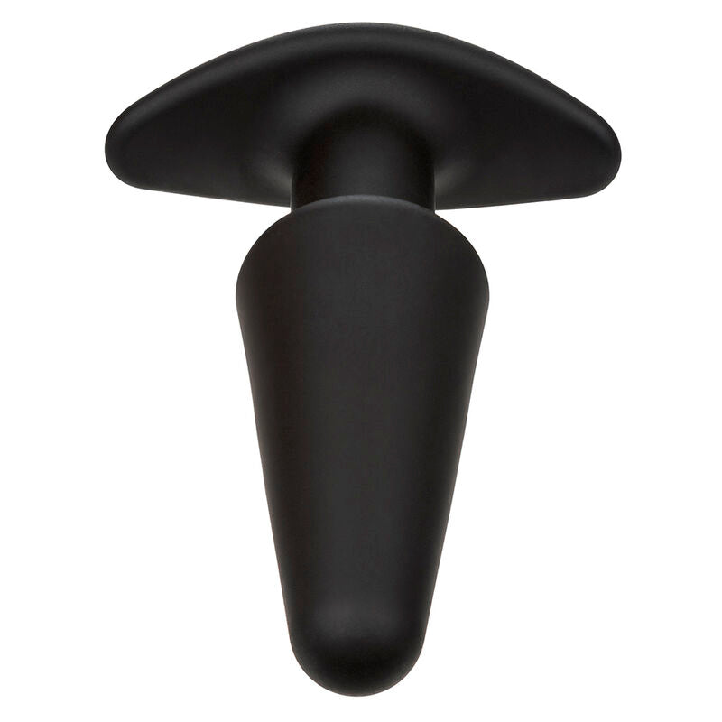 CALEXOTICS - ROCK BOTTOM KONISCHER ANALPLUG 10 VIBRATIONEN SILIKON SCHWARZ