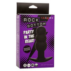 CALEXOTICS - ROCK BOTTOM PLUG ANAL PERLÉ 10 VIBRATIONS SILICONE NOIR