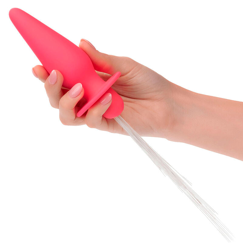 CALEXOTICS - SOUTHERN LIGHTS LEUCHTENDER ANALPLUG 10 VIBRATIONEN SILIKON ROSA