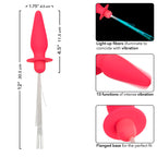 CALEXOTICS - SOUTHERN LIGHTS LEUCHTENDER ANALPLUG 10 VIBRATIONEN SILIKON ROSA