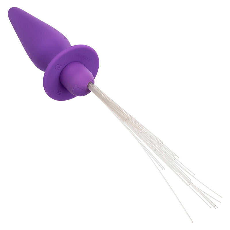 CALEXOTICS - SOUTHERN LIGHTS LEUCHTENDER ANALPLUG 10 VIBRATIONEN SILIKON VIOLETT