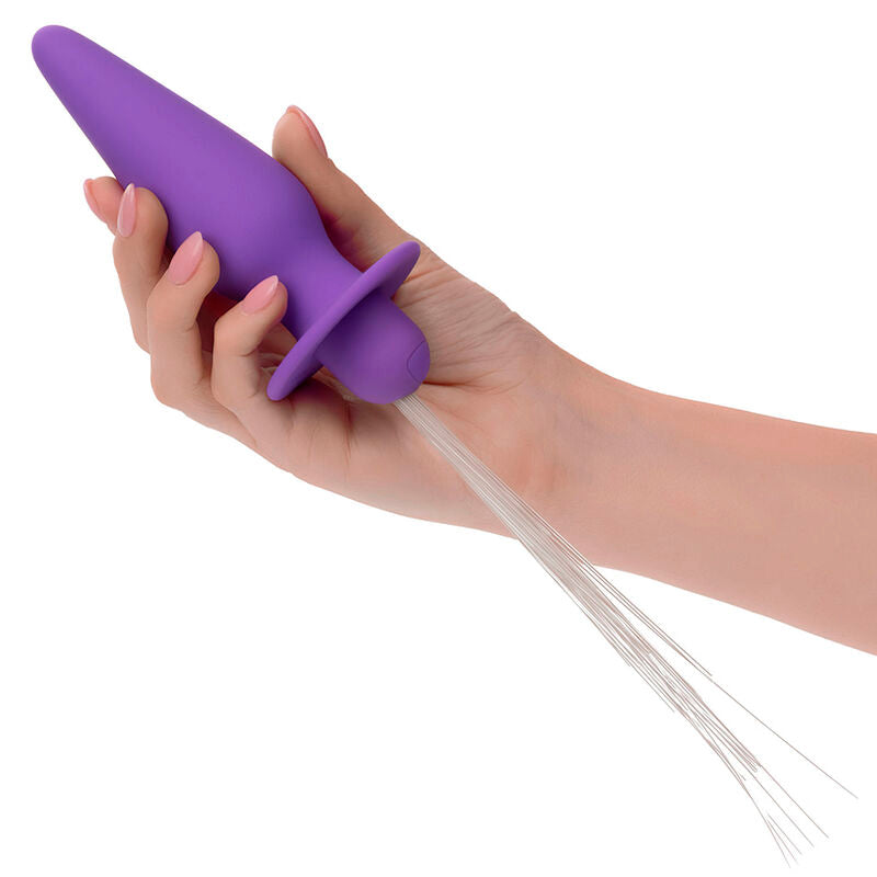 CALEXOTICS - SOUTHERN LIGHTS LEUCHTENDER ANALPLUG 10 VIBRATIONEN SILIKON VIOLETT