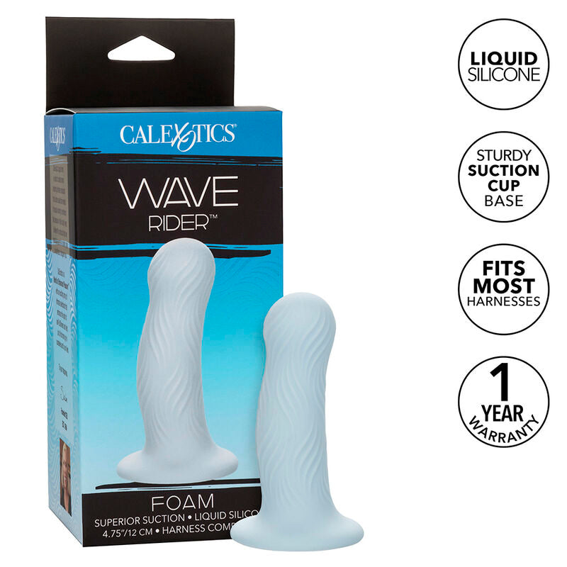 CALEXOTICS - WAVE RIDER ANALPLUG AUS BLAUEM SCHAUMSTOFF
