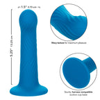 CALEXOTICS - WAVE RIDER ANALPLUG RIPPLE BLAU