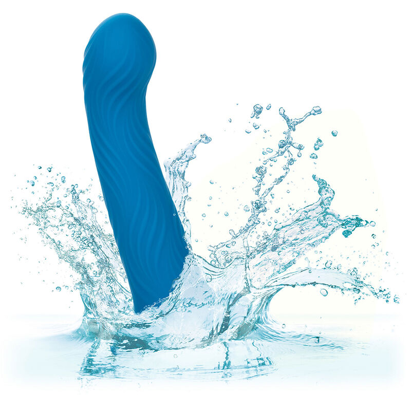 CALEXOTICS - WAVE RIDER ANALPLUG RIPPLE BLAU