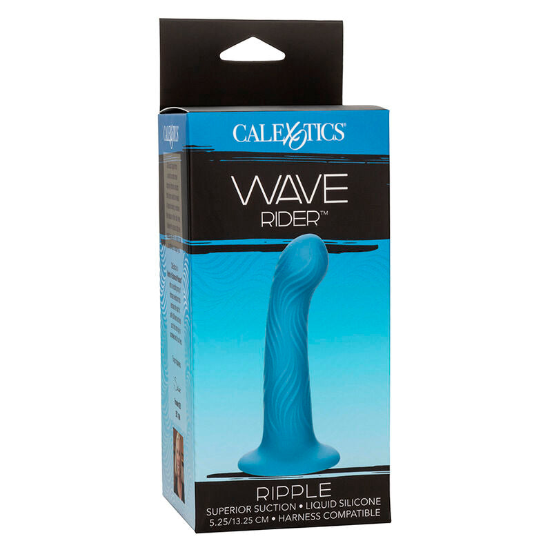 CALEXOTICS - WAVE RIDER ANALPLUG RIPPLE BLAU
