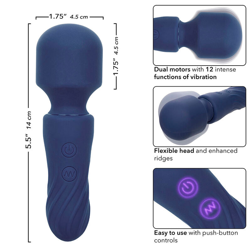 CALEXOTICS - CHARISMA CHARM MINI WAND 12 FONCTIONS