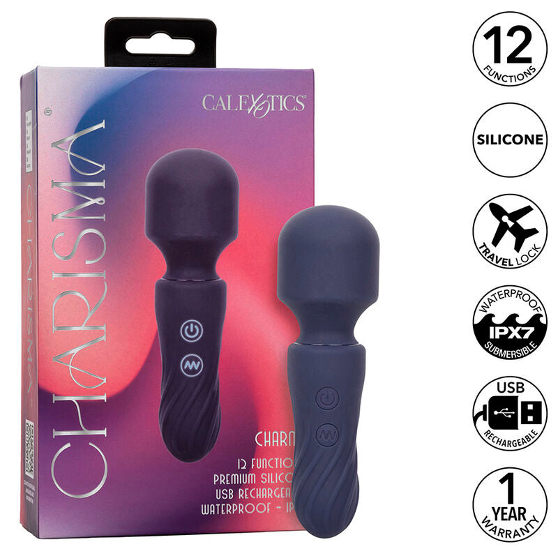 CALEXOTICS - CHARISMA CHARM MINI WAND 12 FONCTIONS