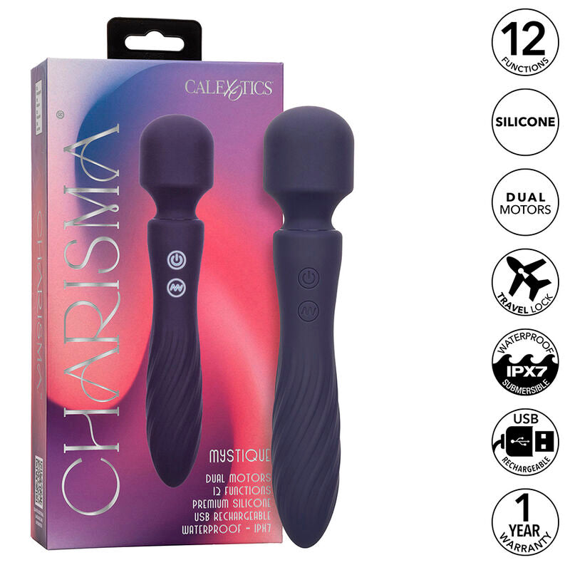 CALEXOTICS - MYSTIQUE MASSEUR WAND 12 FONCTIONS