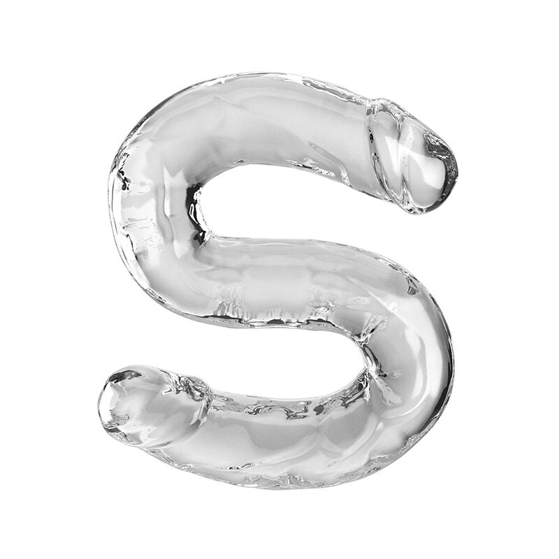 KING COCK - DOPPELTES PROBLEM DOPPELPENIS 46 CM TRANSPARENT