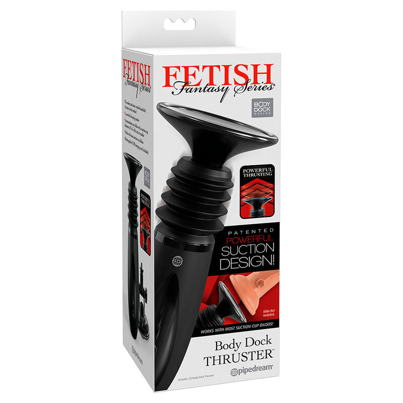 FETISH FANTASY SERIES - BODY DOCK PINCE À GODE THRUSTER MIT 7 SCHUBMODI SCHWARZ
