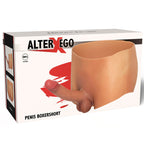HIDDEN DESIRE - ALTER EGO BOXERSHOT AVEC PÉNIS 18 CM TAILLE S/M
